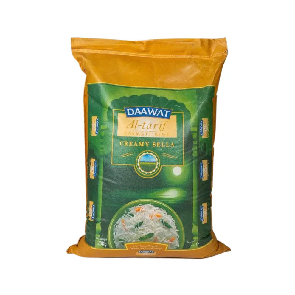 Daawat Al Tarif Creamy Sella Basmati Rice 20Kg