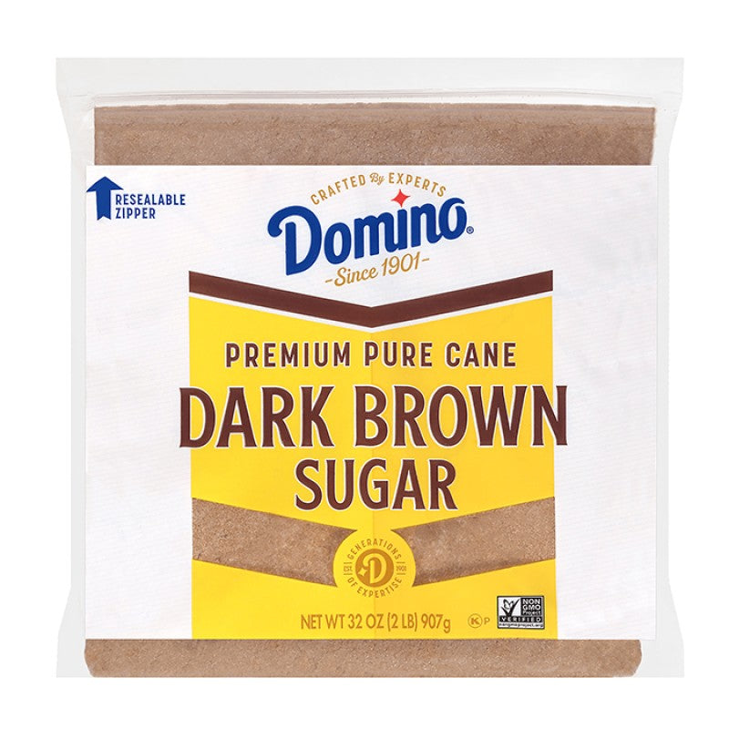 Domino Premium Pure Cane Dark Brown Sugar (907g)