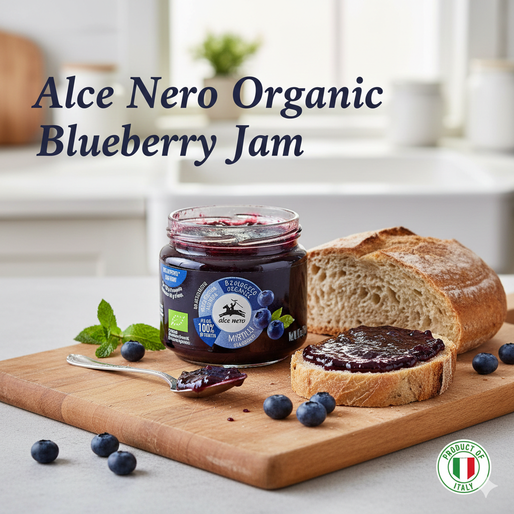 مربى التوت الأزرق العضوي من ألسي نيرو (270 غرام) 