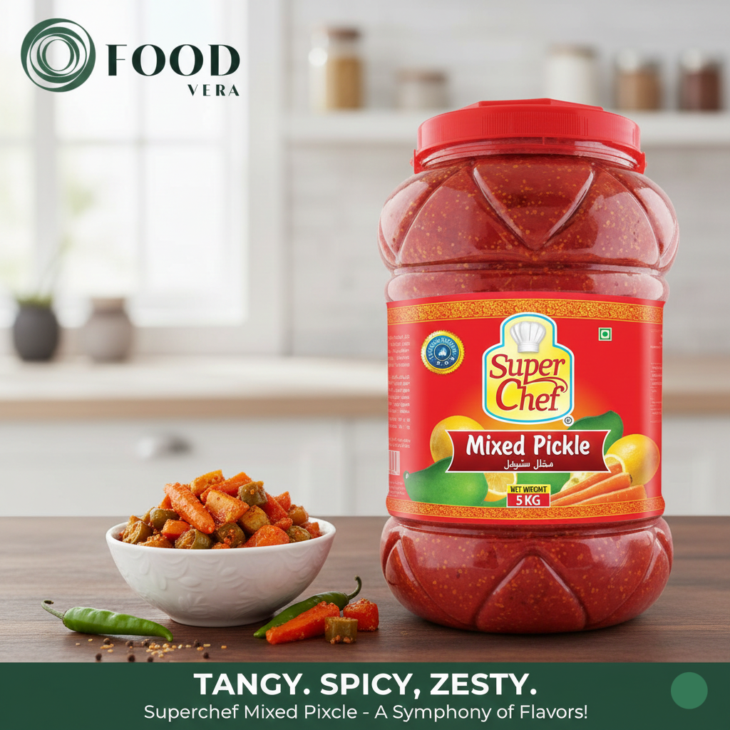 مخلل سوبرشيف المشكل – 5 كجم (حجم مناسب للمطاعم)