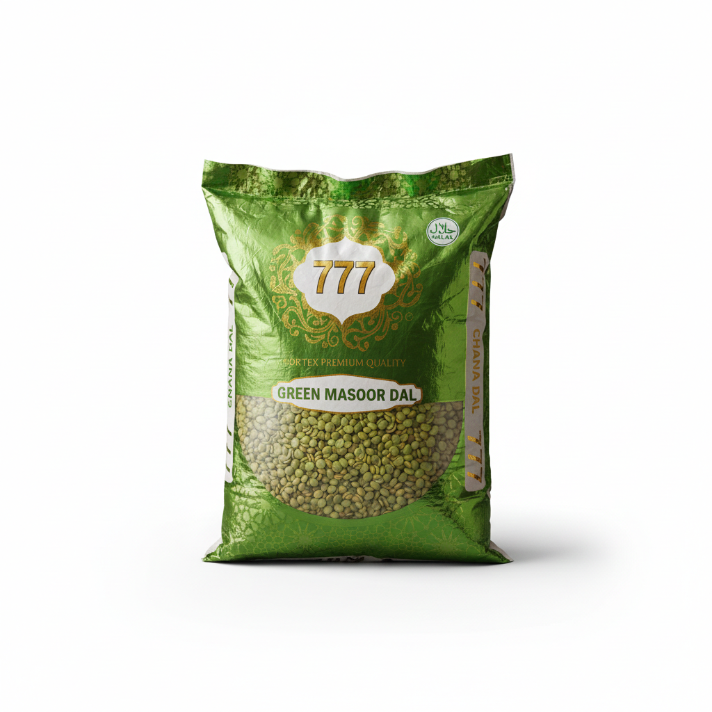 777 Premium Green Masoor Dal (15kg)