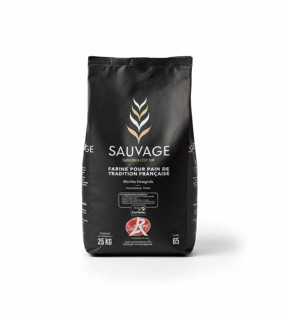 Moulins Bourgeois Wheat Flour T65 Tradition “La Sauvage” (25kg)