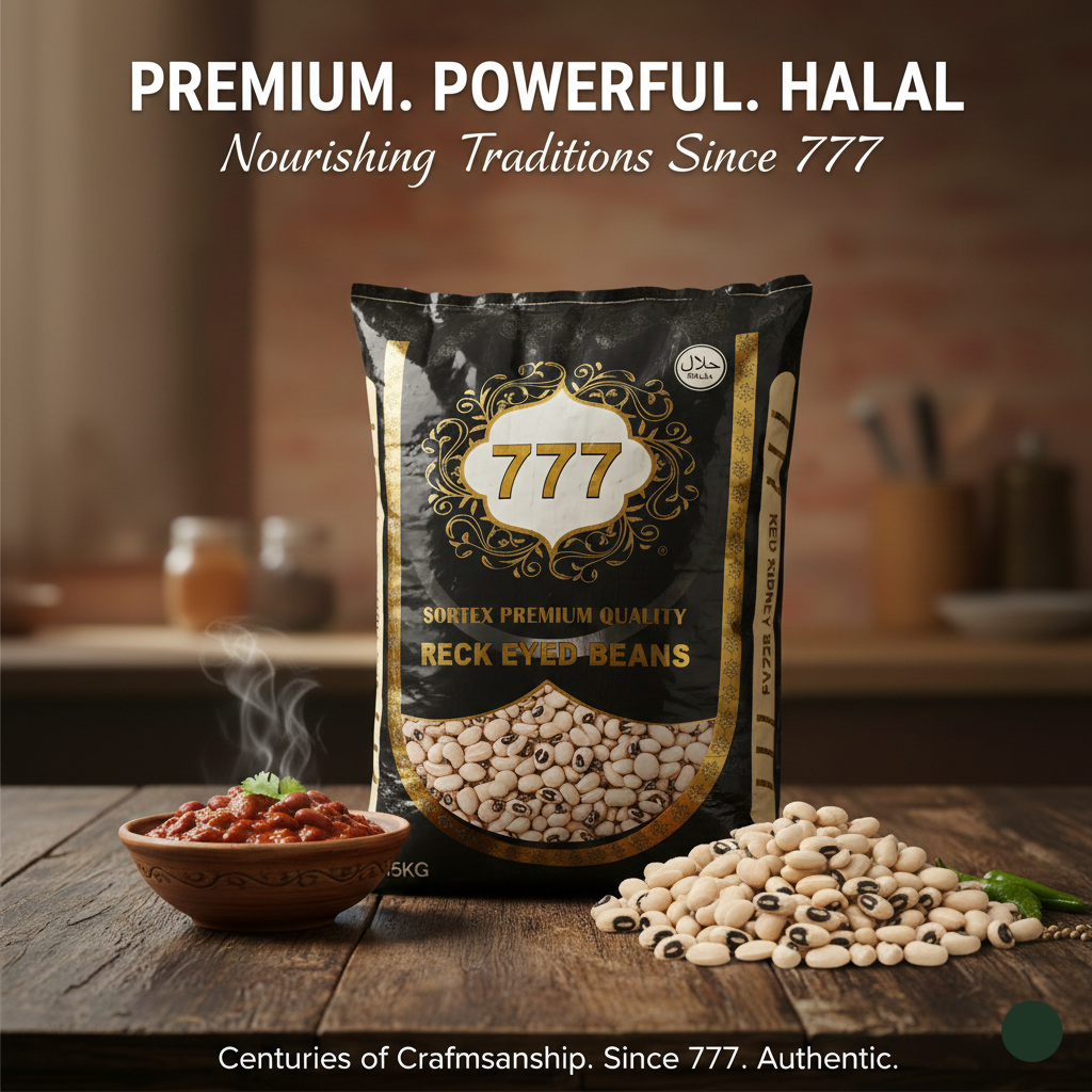 777 Premium Black Eyed Beans (15kg)