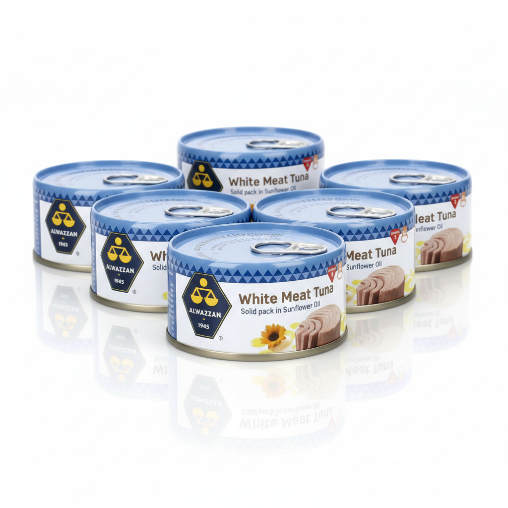 تونة الوزان البيضاء في زيت دوار الشمس (160 غرام)