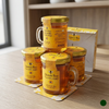 Queen Bee Honey Mug Glass Bottle (4 x 80g)