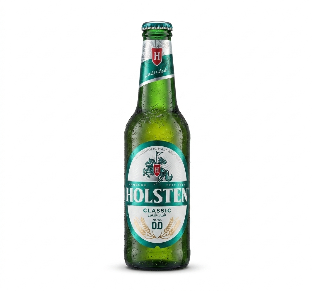Holsten Classic 0.0% Non-Alcoholic Malt Beverage Bottles (6x330ml)