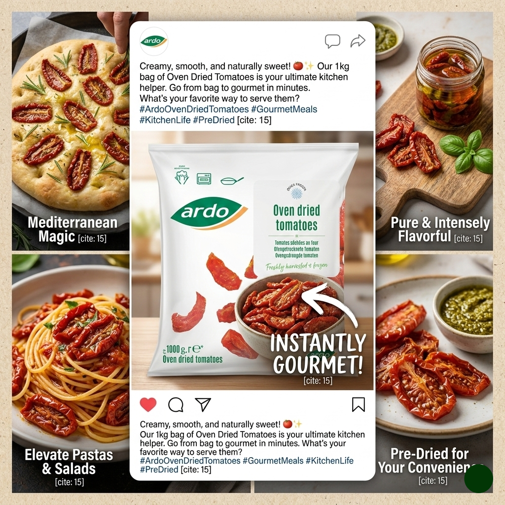 Ardo Oven Dried Tomatoes (1kg)