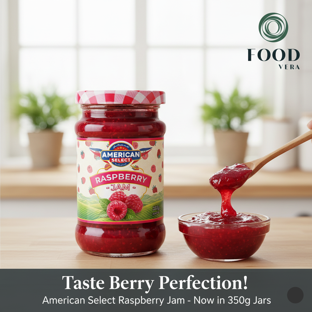 American Select Raspberry Jam -(350gm)