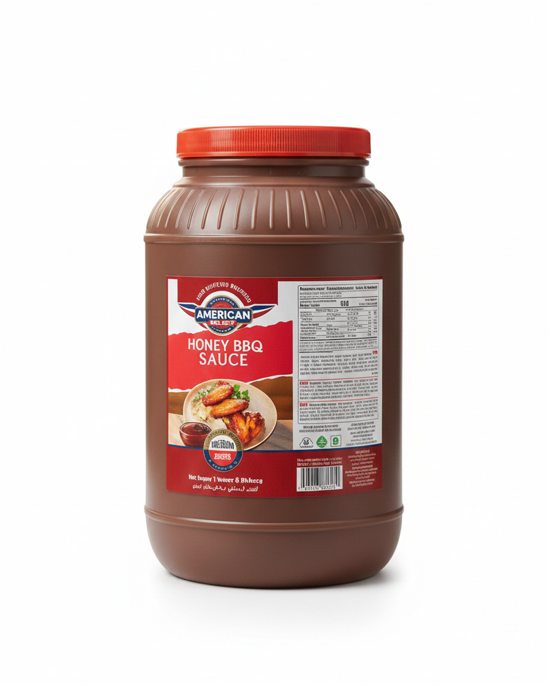 American Select Honey BBQ Sauce –(1 Gallon) (3.78L)