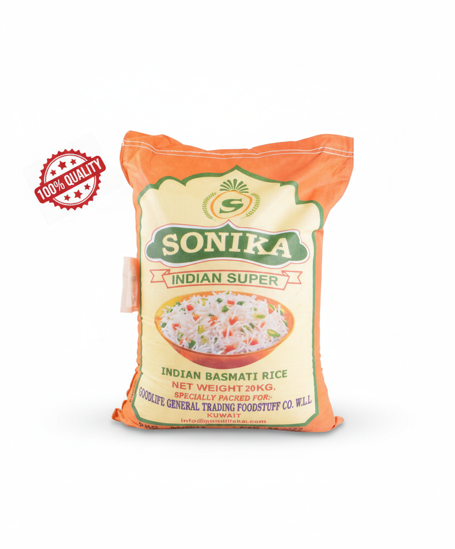 أرز سونيكا بسمتي هندي سوبر (20 كجم) 