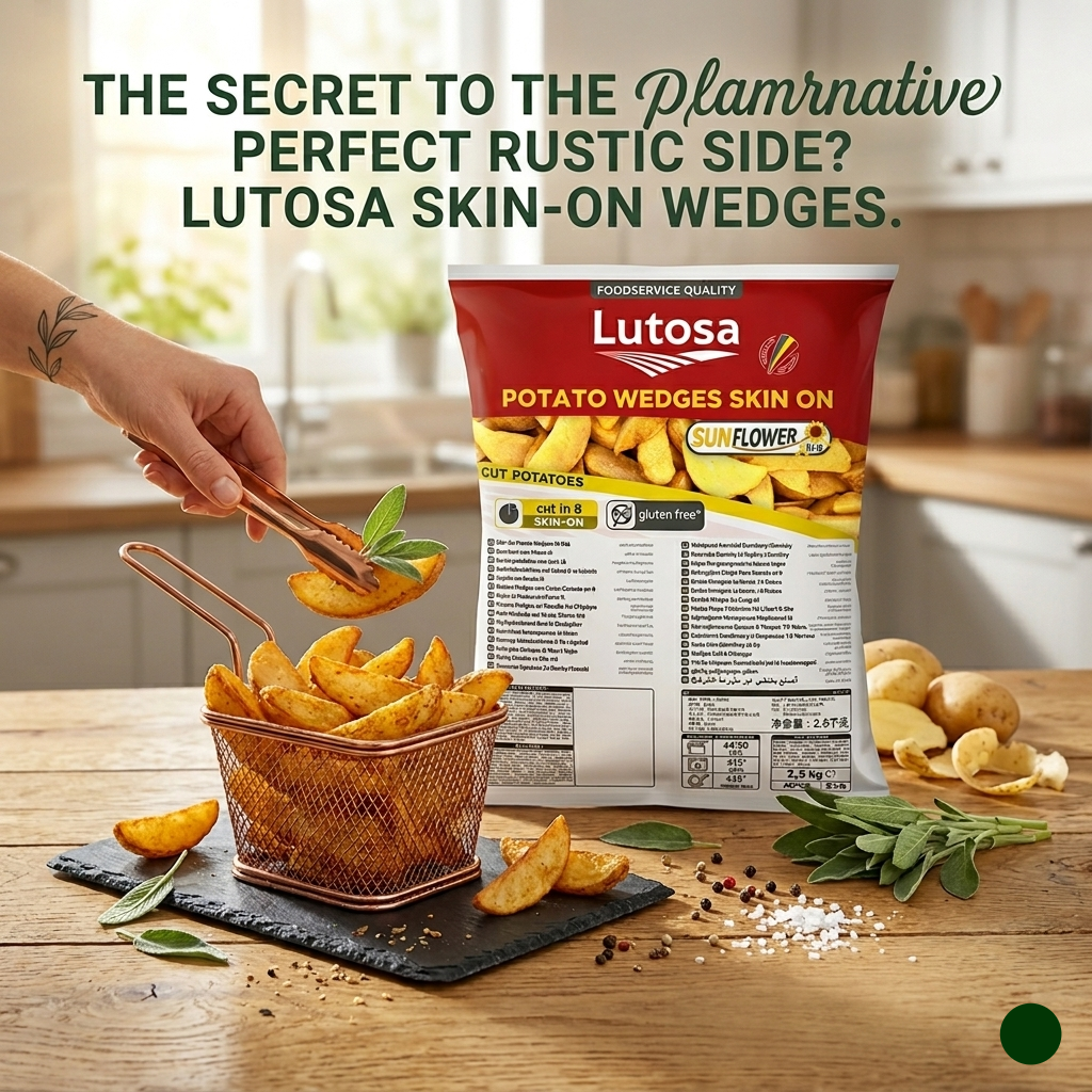 Lutosa Potato Wedges Skin On (2.5kg)