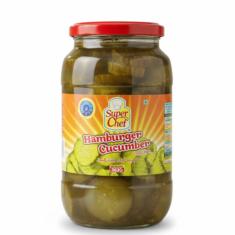 Superchef Hamburger Dill Chips Pickle (946ml)