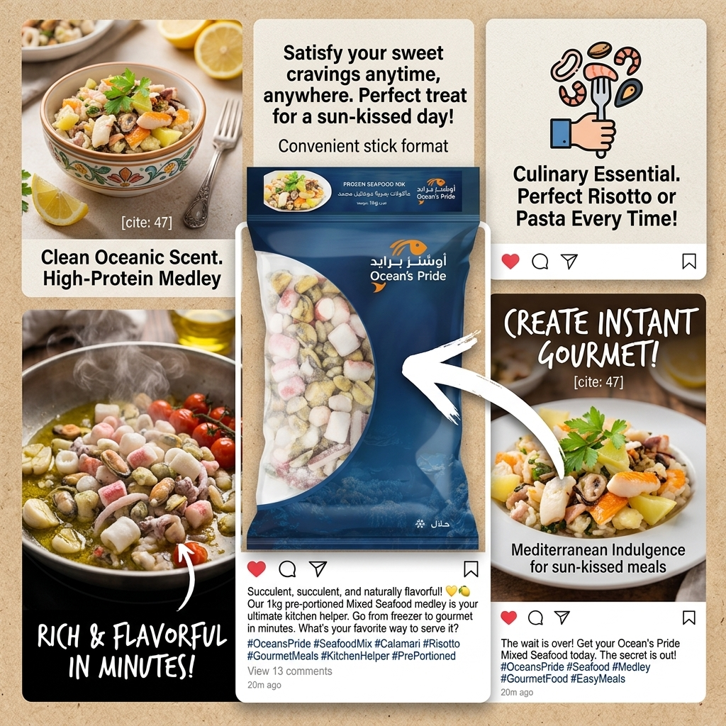 Ocean's Pride Mixed Seafood (1kg)