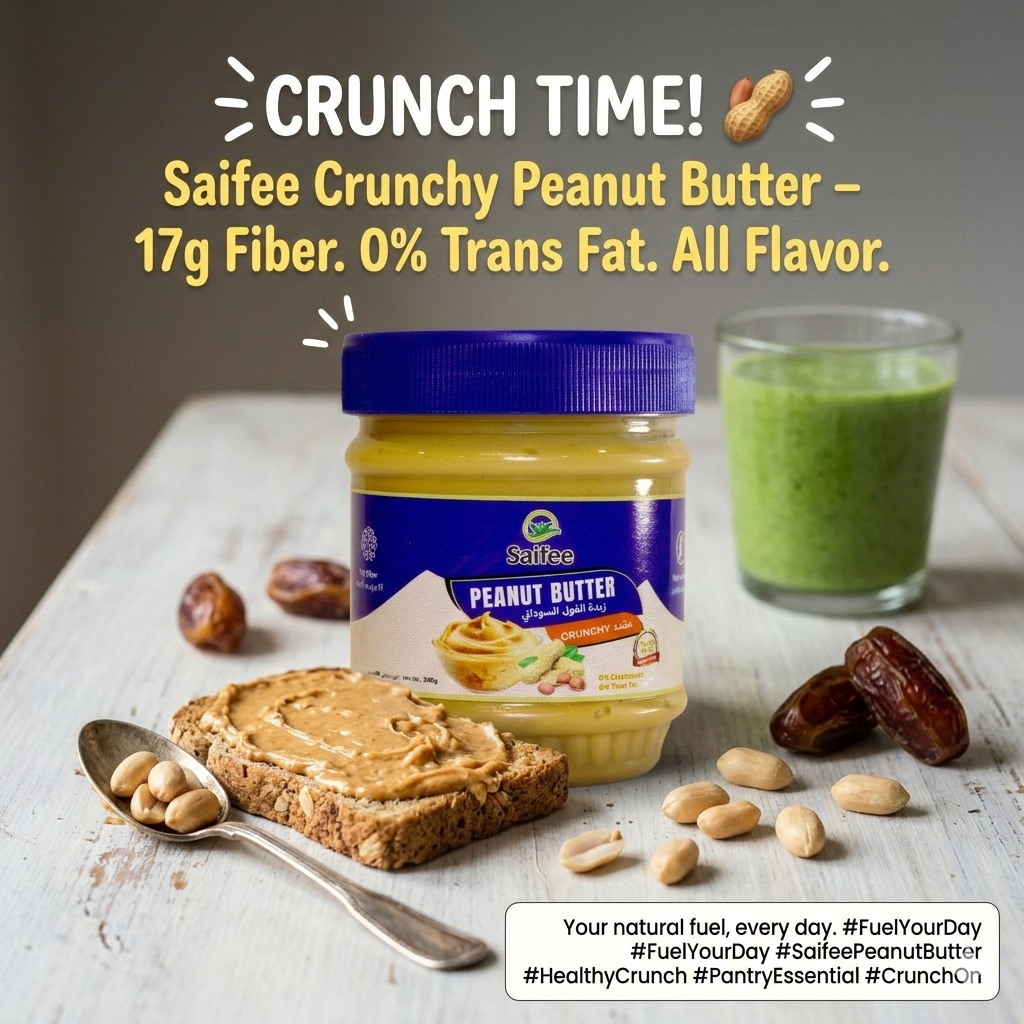 Saifee Crunchy Peanut Butter (340g)