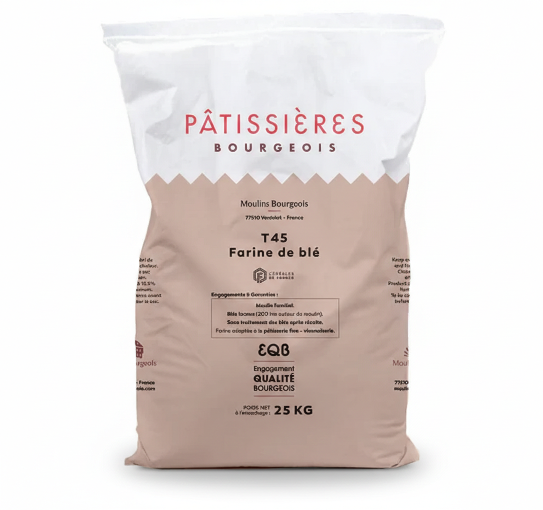 Moulins Bourgeois Wheat Flour T45 For Pastry (25kg)