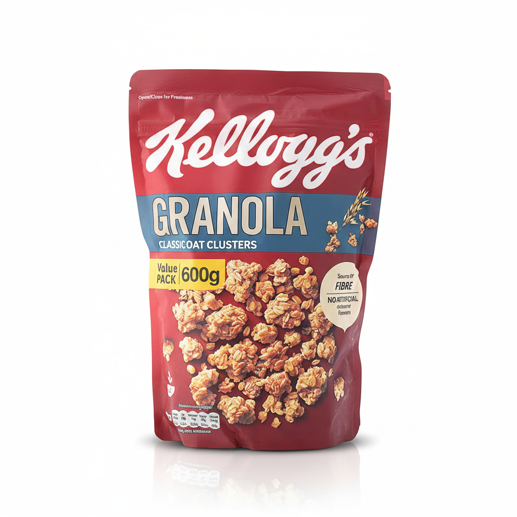 قطع الشوفان الكلاسيكية من كيلوجز جرانولا (600 غرام)
