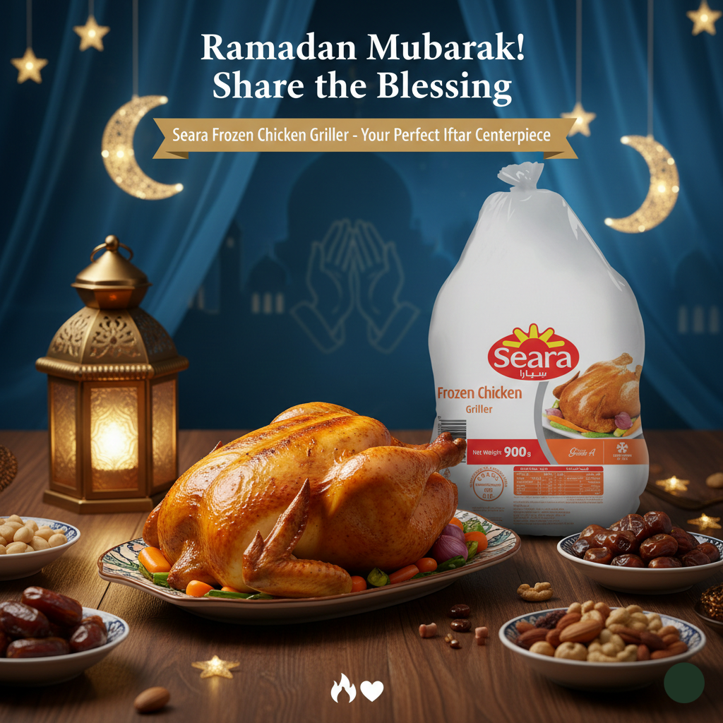 Seara Frozen Whole Chicken Griller (900g)