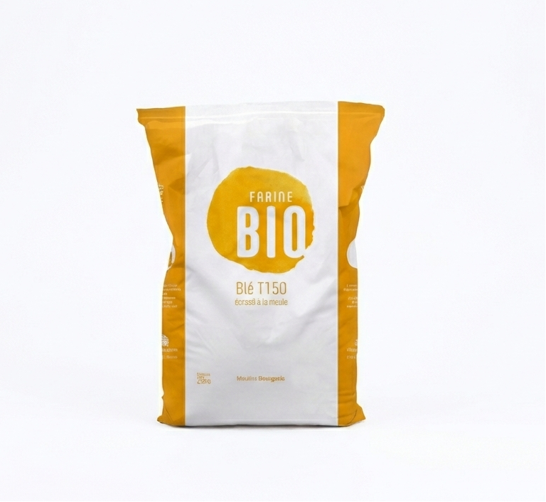 Moulins Bourgeois Organic Wheat Flour T150 Stone Ground (25kg)