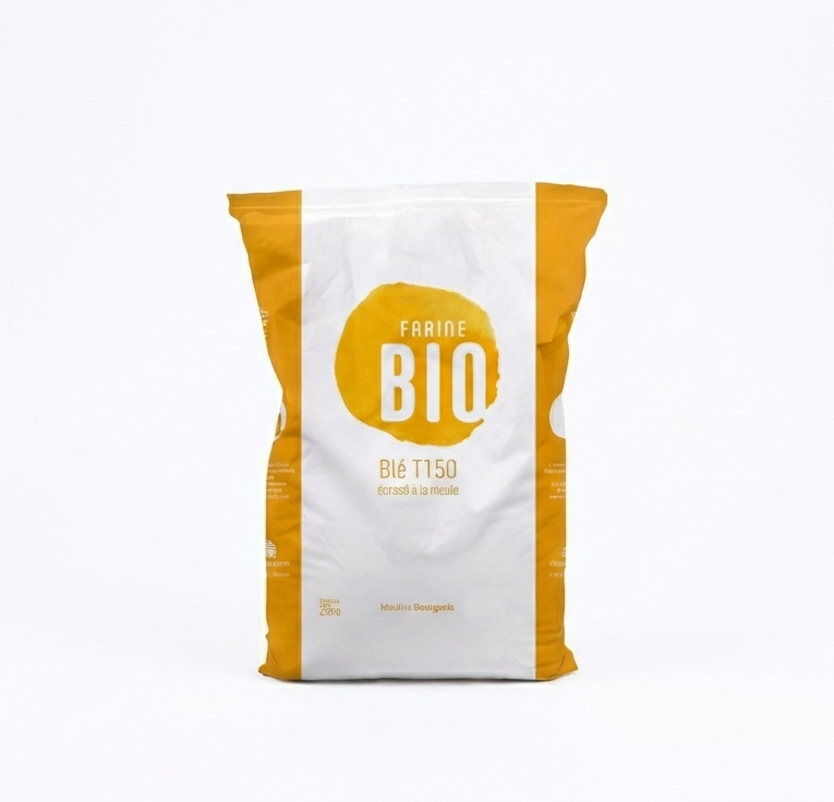 Moulins Bourgeois Organic Wheat Flour T150 Stone Ground (25kg)