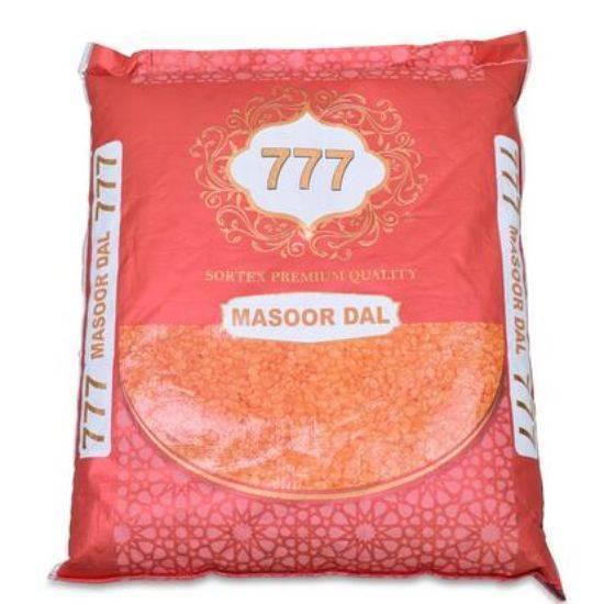 777 Masoor Dal 15KG عدس احمر مجروش -15 كجم