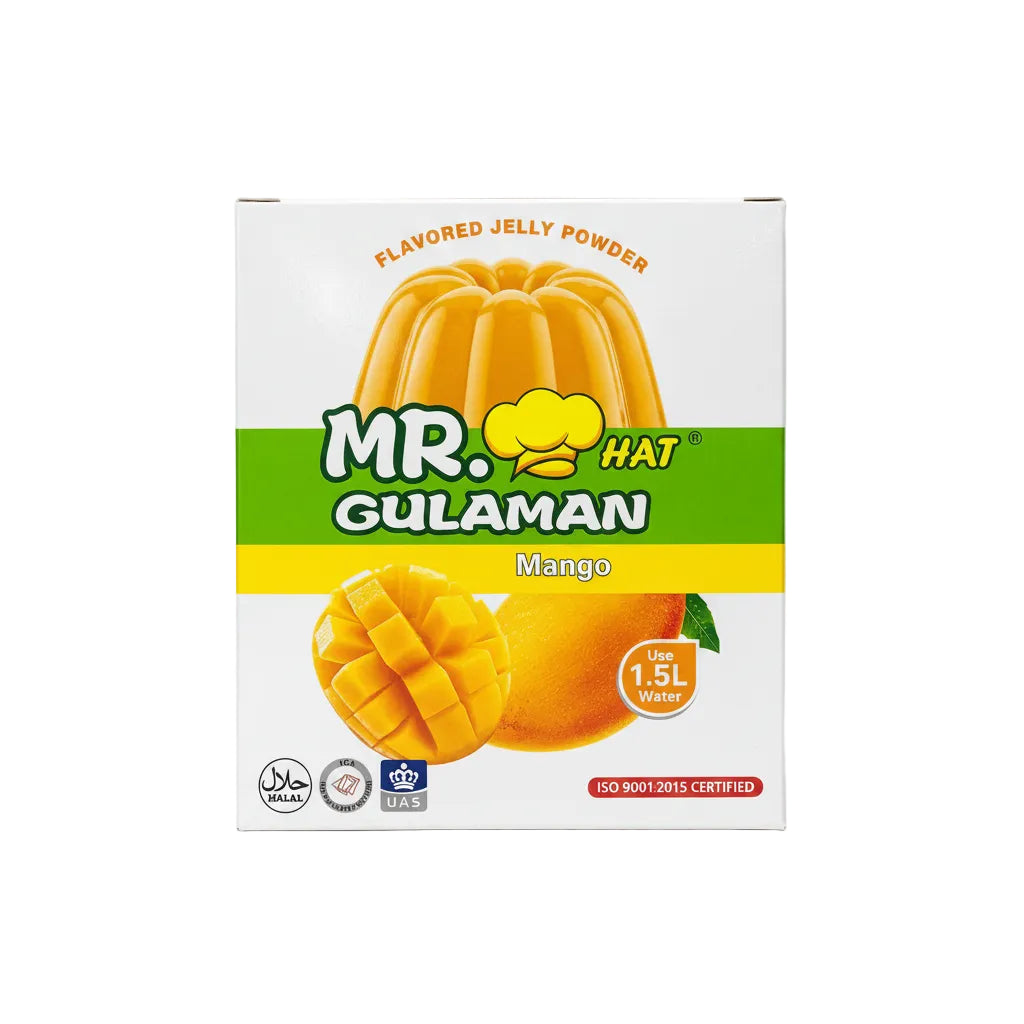 Mr. Hat Gulaman Powder Mango Flavor (10 x 25g)