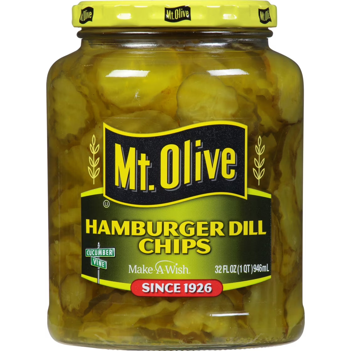 Mt. Olive Hamburger Dill Chips (946ml)