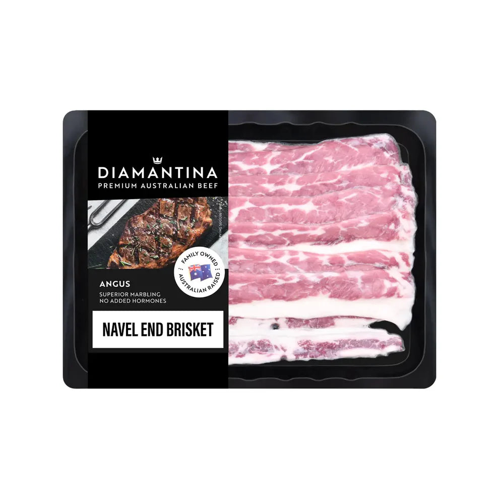 Diamantina Angus Navel End Brisket (200g)