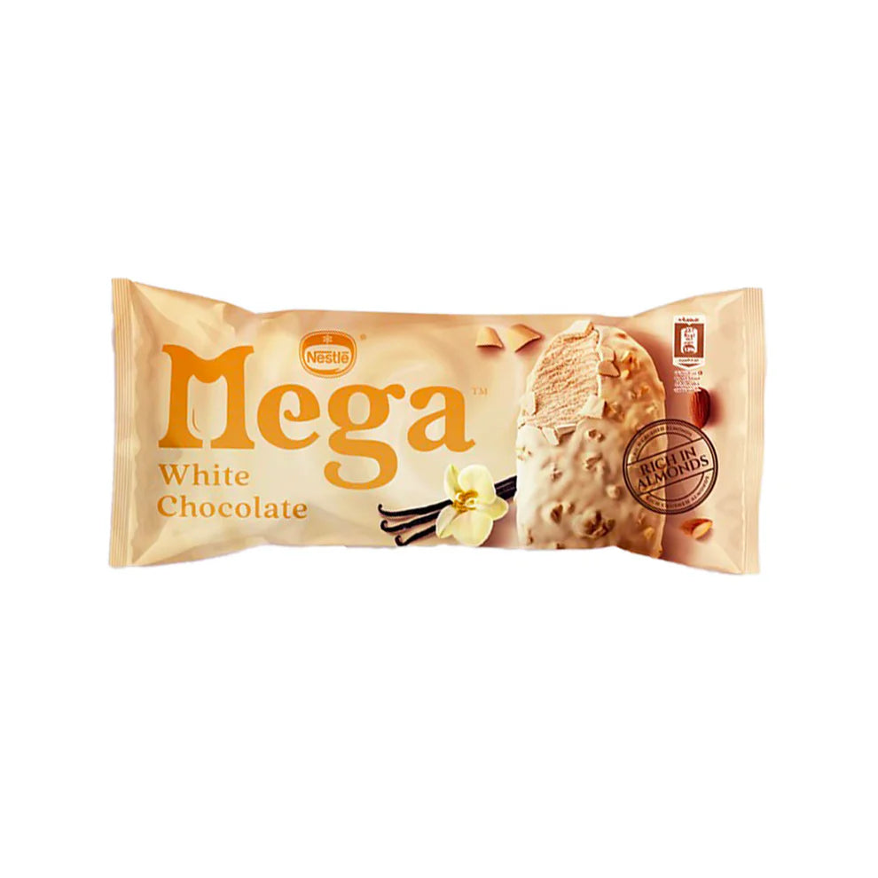 Nestlé Mega White Chocolate Ice Cream Stick (95ml x 12)