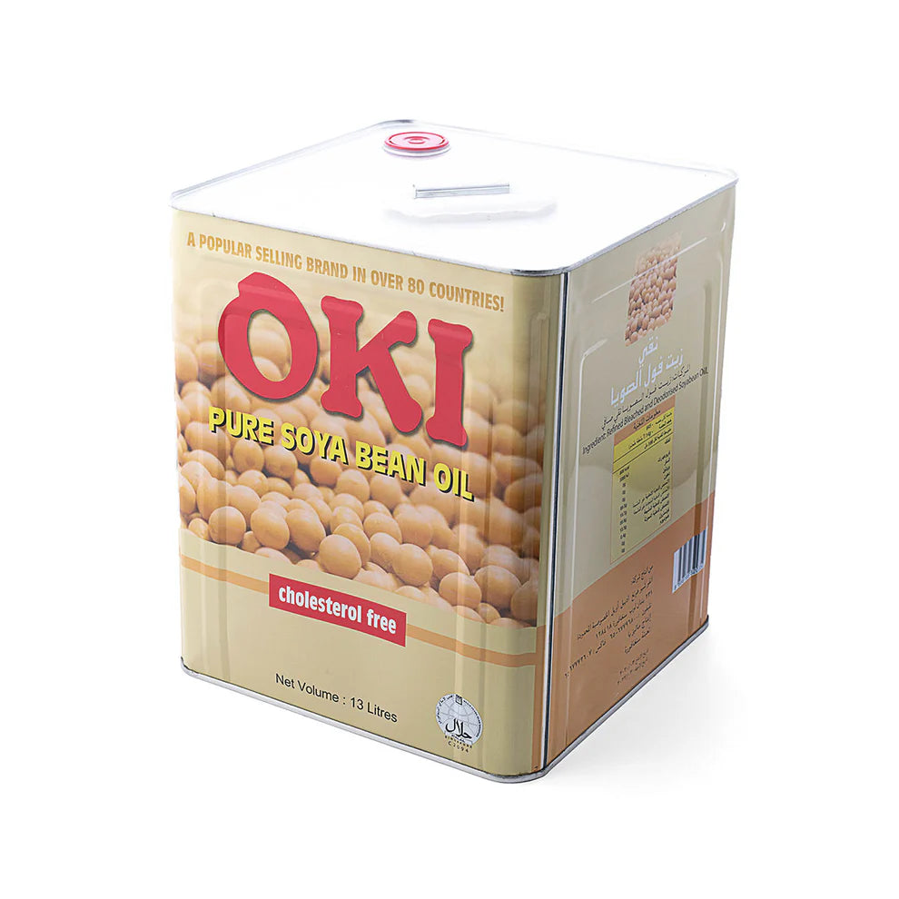 زيت فول الصويا النقي من أوكي (13 لترًا) 