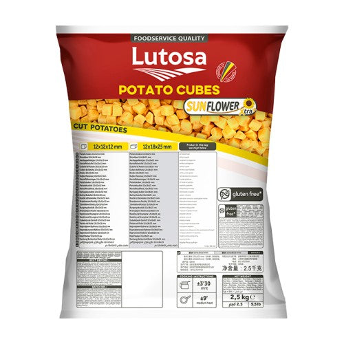 Lutosa Premium Potato Cubes (2.5kg)