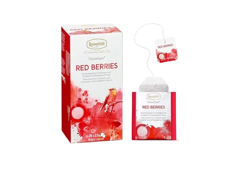 Ronnefeldt Teavelope Red Berries Flavored Fruit Tea (25 bags)