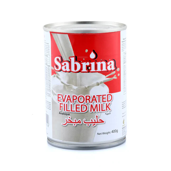 حليب سابرينا المبخر المحشو (400 غرام)