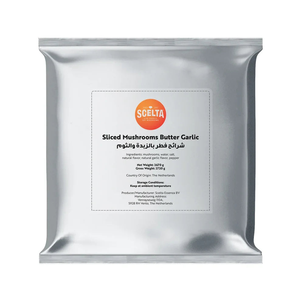 Scelta Sliced Mushrooms Butter Garlic (2.67kg)