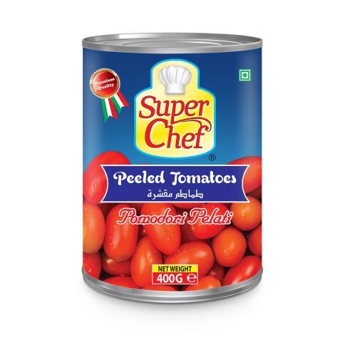 SuperChef Peeled Tomato 400 Gm