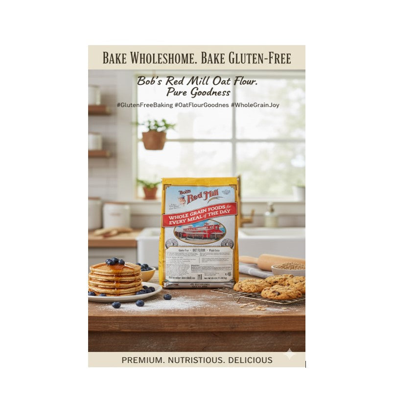Bob’s Red Mill Gluten Free Whole Grain Oat Flour (11.34kg)