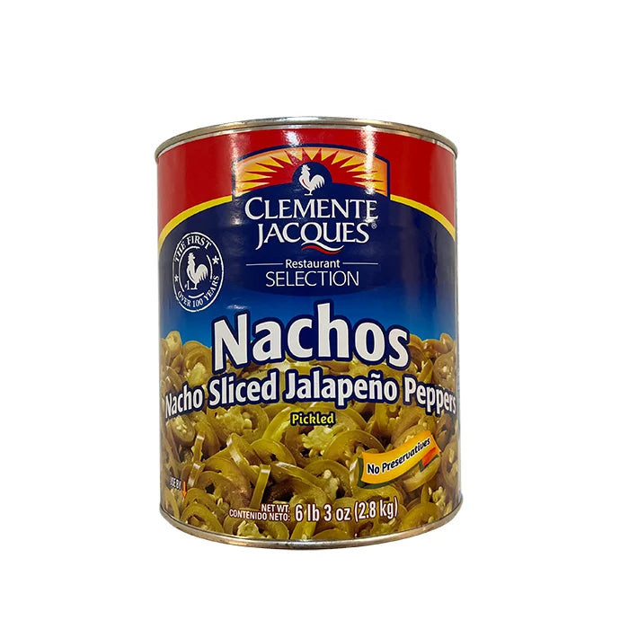 Clemente Jacques Nacho Sliced Jalapeño Peppers (2.8kg)