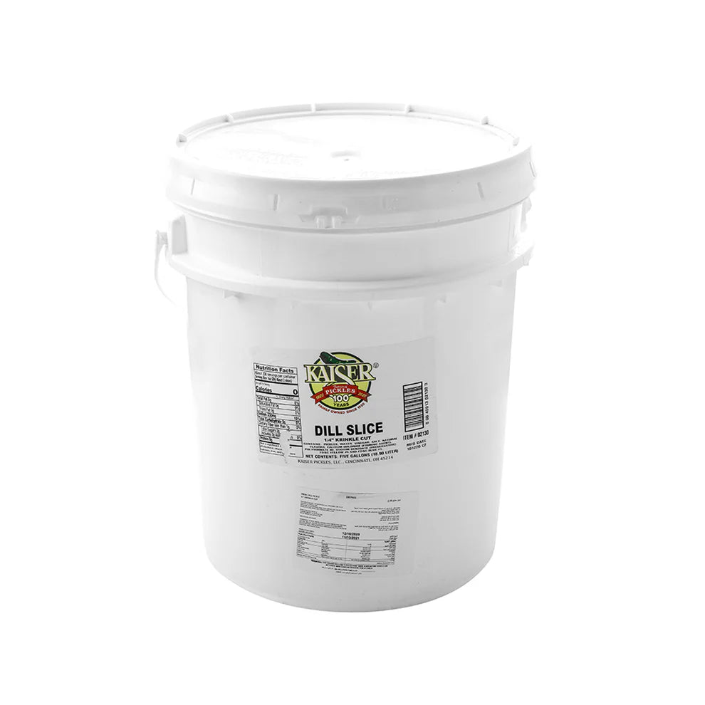 مخلل الشبت المقطع، عبوة كرتونية سعة 18.9 لتر