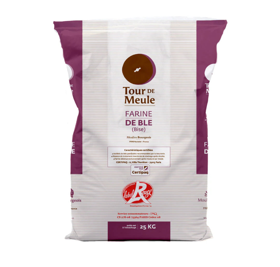 Moulins Bourgeois Wheat Flour T80 Stone Ground (25kg)