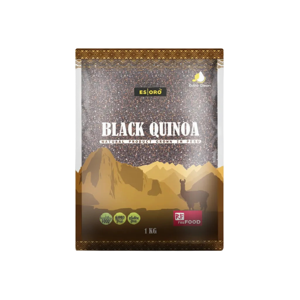 Esoro Pre-Washed Black Quinoa (1kg)