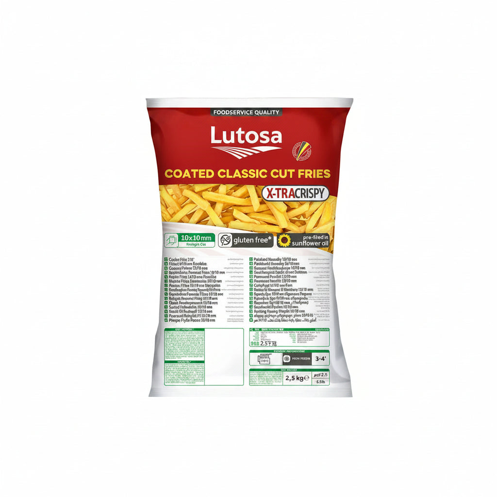 Lutosa Coated Classic Cut Fries (2.5kg)