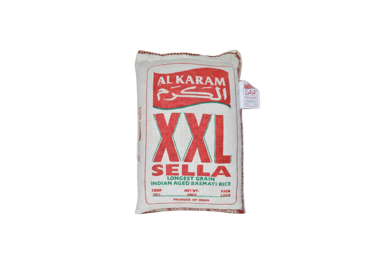 Al Karam XXL Sella Longest Grain Indian Aged Basmati Rice (20kg)