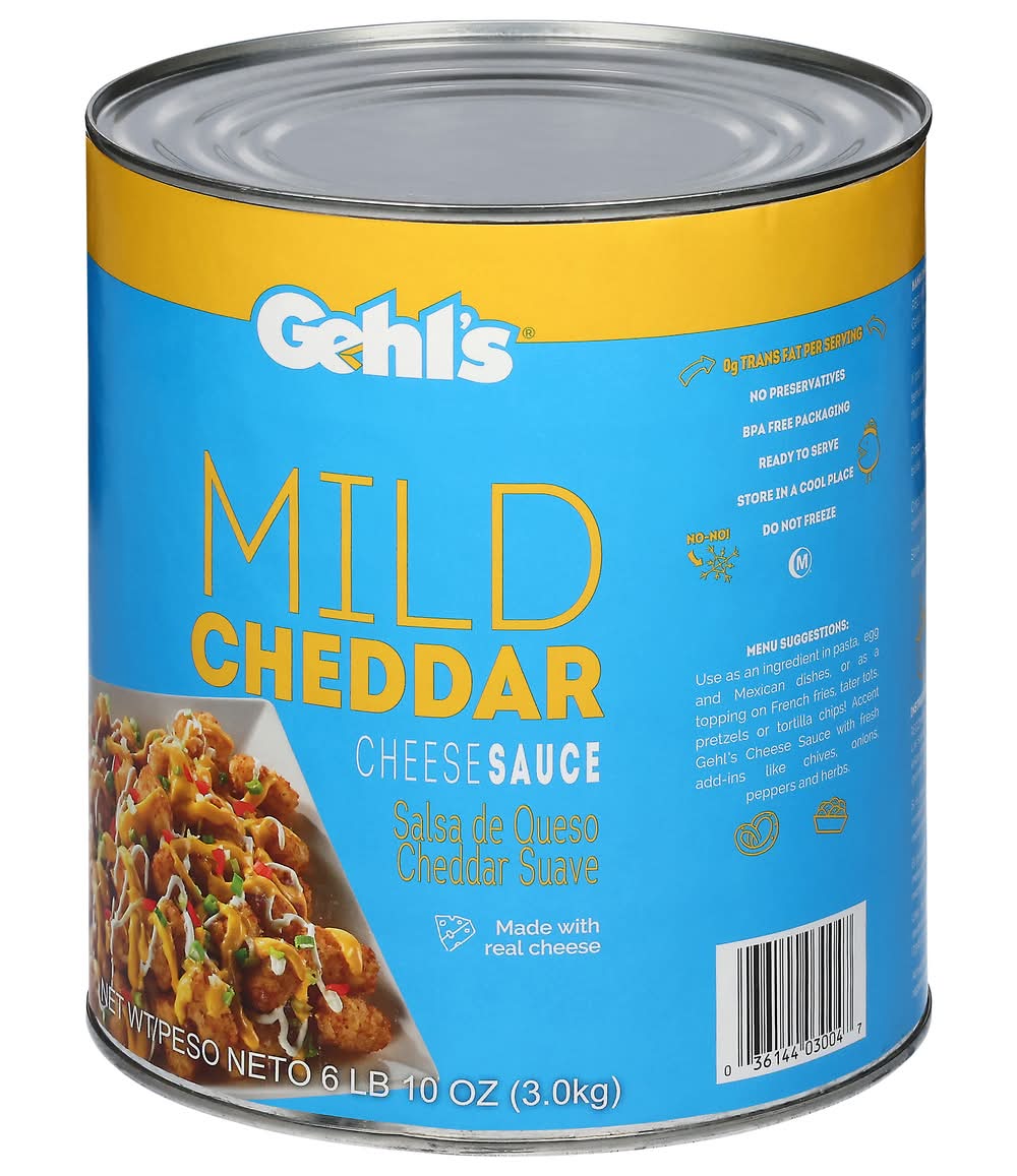 Gehl’s Mild Cheddar Cheese Sauce (3kg)