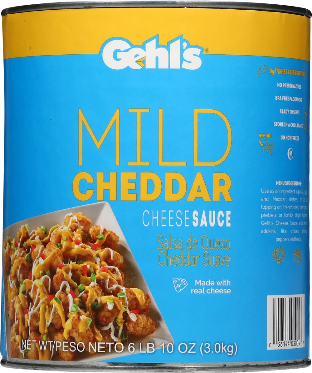 Gehl’s Mild Cheddar Cheese Sauce (3kg)