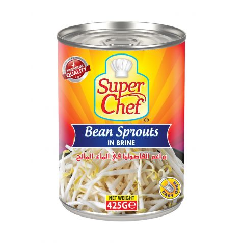براعم الفاصوليا سوبر شيف في الماء 425 غرام