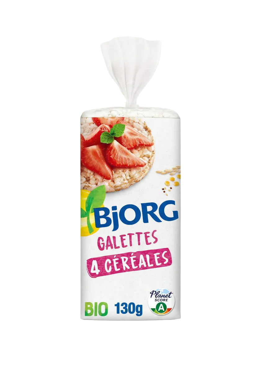 Bjorg Organic 4 Cereals Galettes (130g)