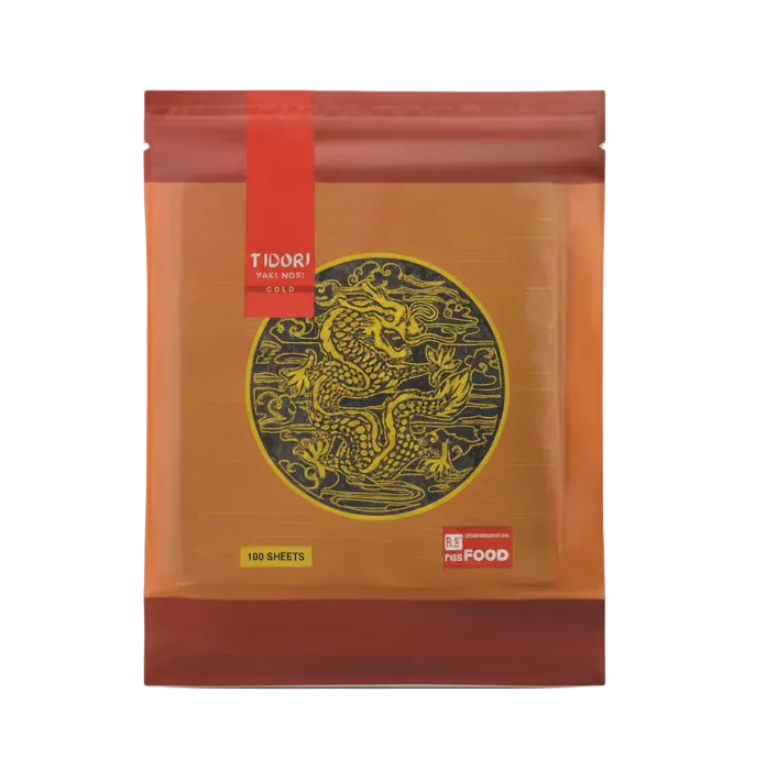 TIDORI Sushi Nori Gold (100 Sheets)