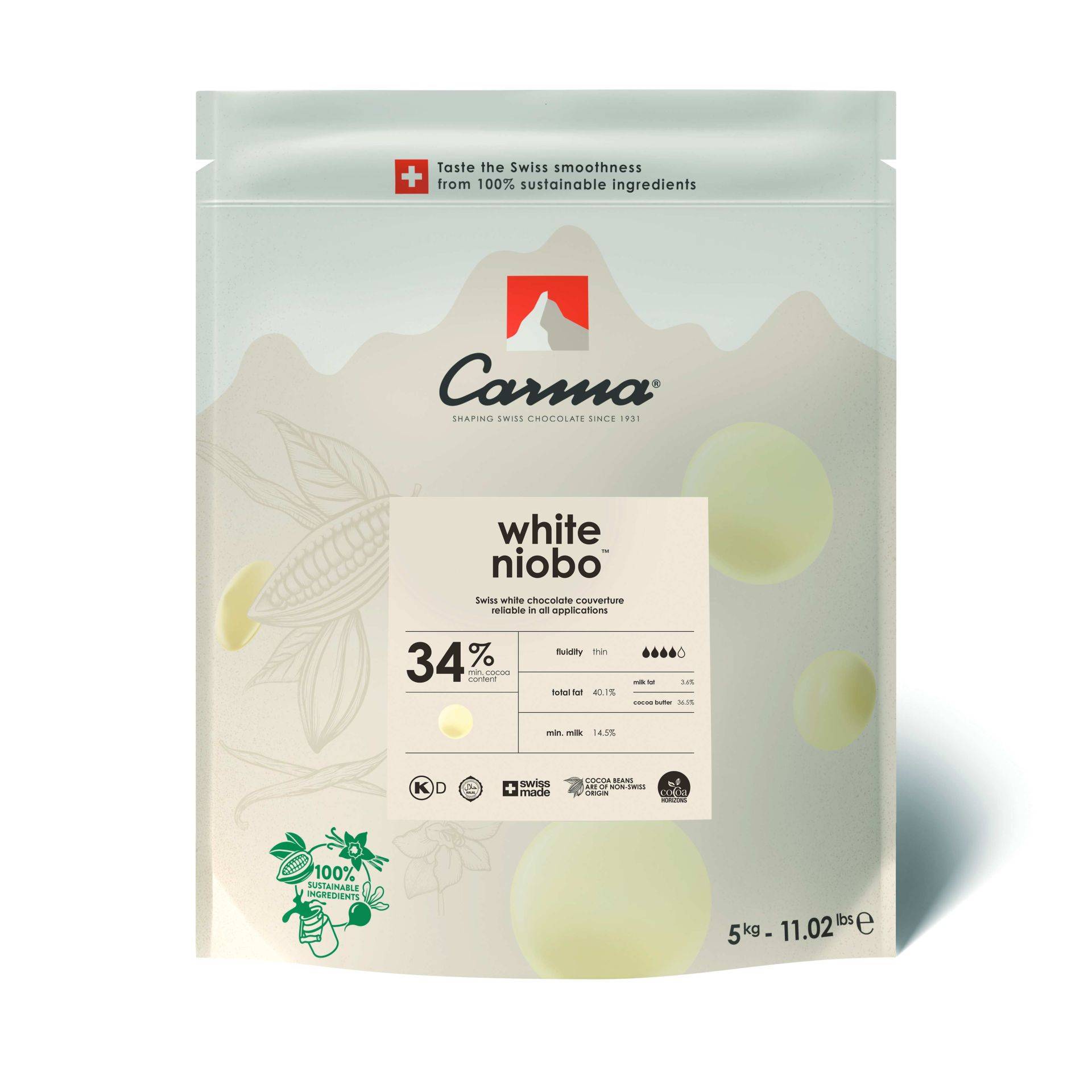 Carma White Niobo 34% Coins (5kg)