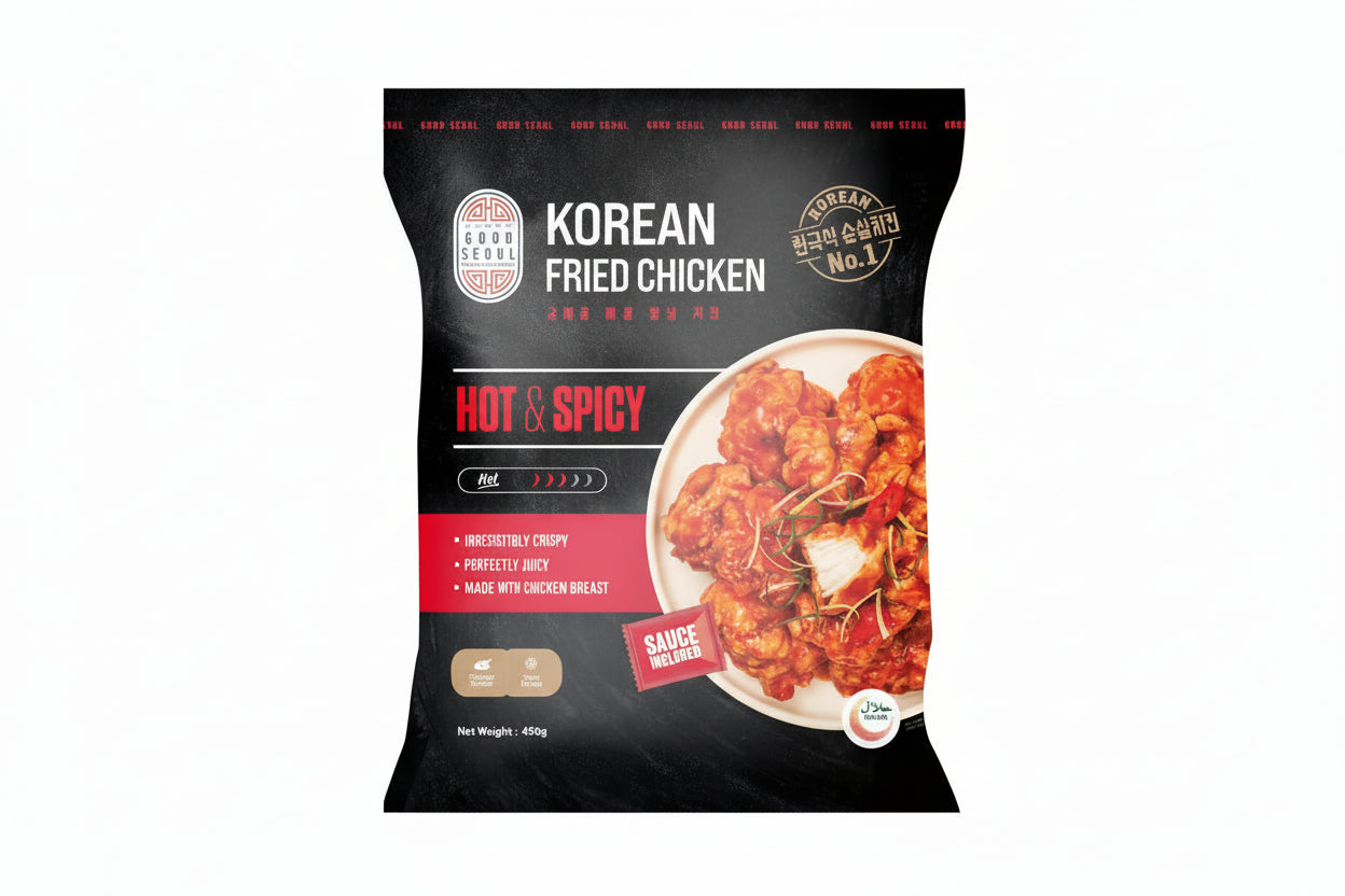 Good Seoul Korean Fried Chicken Hot & Spicy (450g)