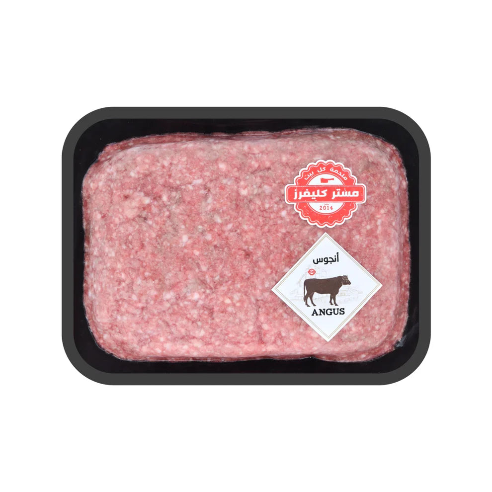 لحم بقري أنجوس مفروم من مستر كليفرز 80/20 1 كجم