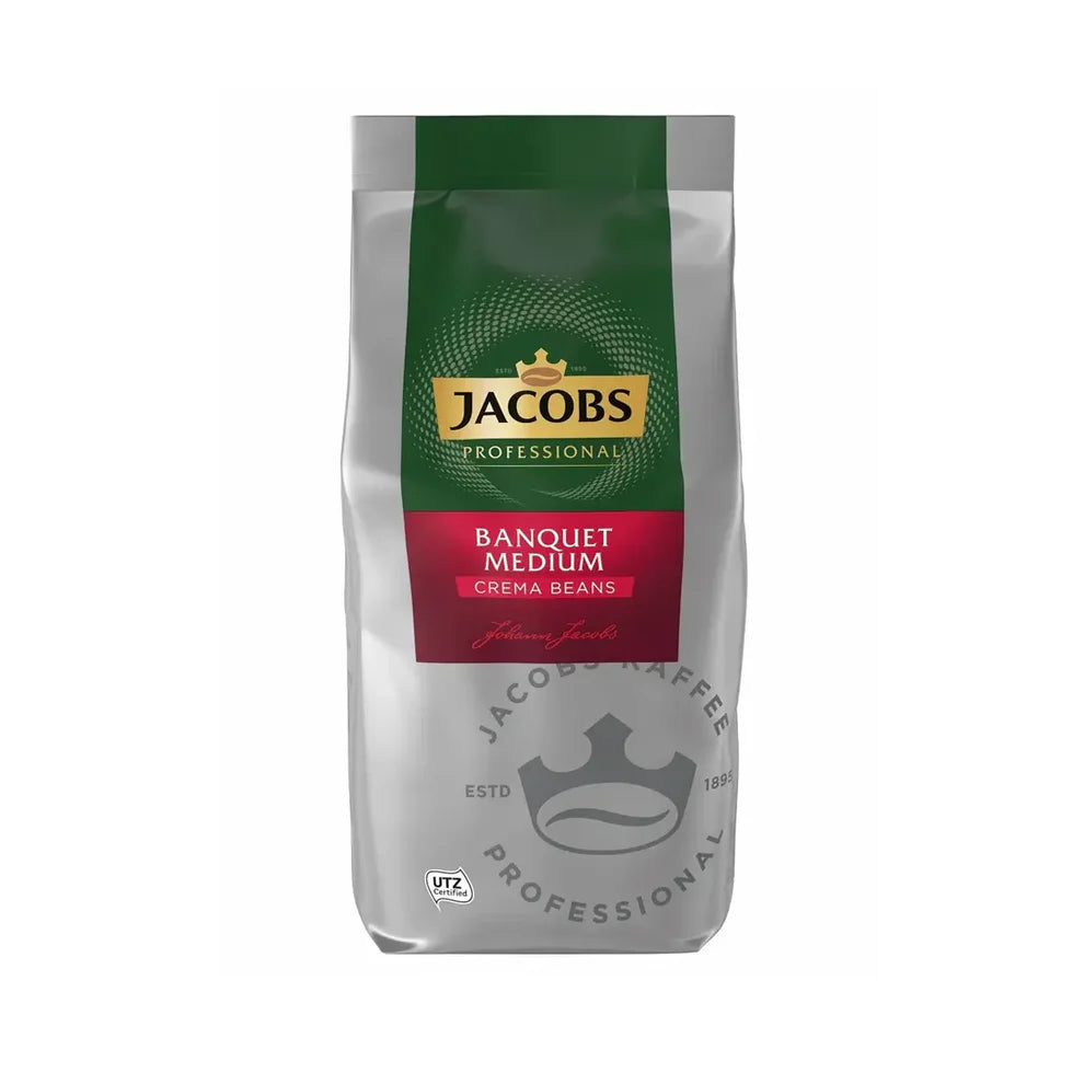Jacobs Banquet Medium Crema Espresso Beans (1kg)